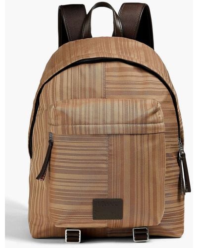 Paul Smith Striped Jacquard Backpack - Brown
