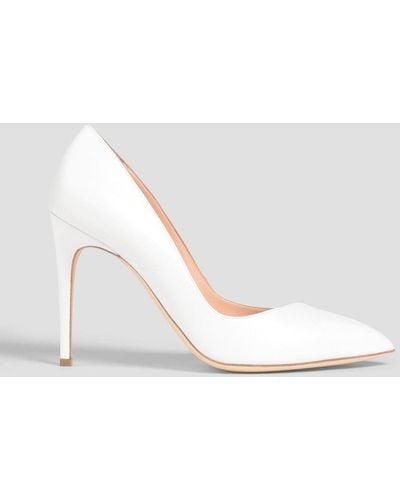Rupert Sanderson Leather Court Shoes - White