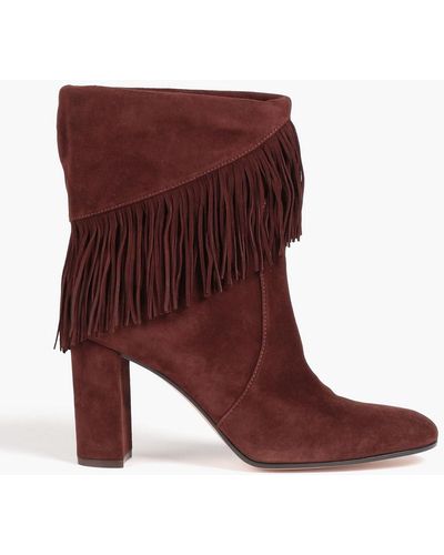 Fringe Ankle Boots