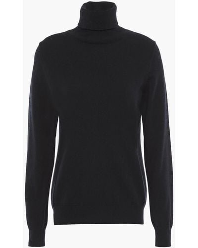 N.Peal Cashmere Cashmere Turtleneck Sweater - Black