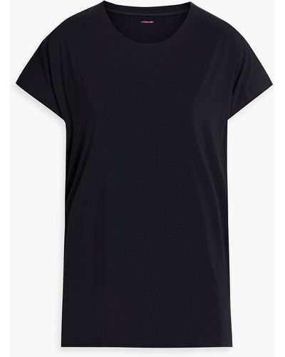 Commando Stretch-micro Modal Jersey T-shirt - Black