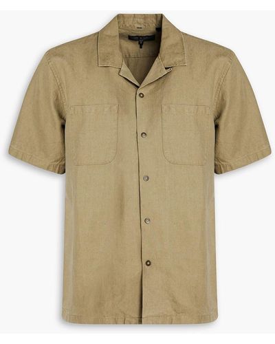 Rag & Bone Avery Linen Shirt - Natural