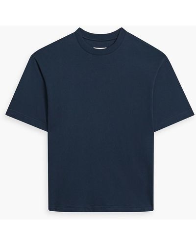 Hamilton and Hare Cotton-jersey T-shirt - Blue
