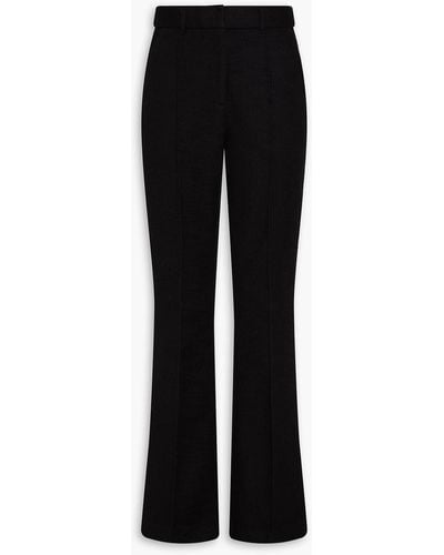 Rebecca Vallance Tweed Flared Trousers - Black