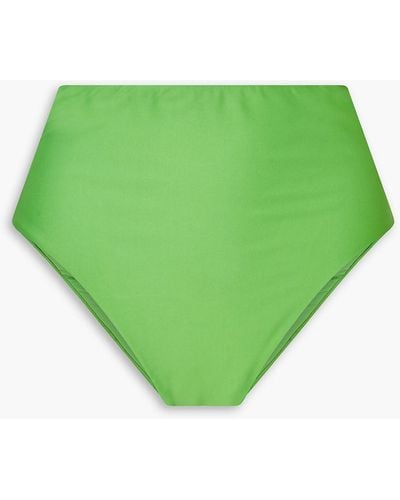 Nanushka Bente High-rise Bikini Briefs - Green