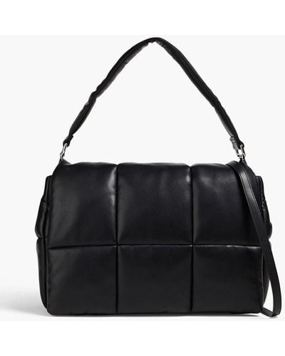 Stand Studio Wanda Quilted Faux Leather Clutch - Black