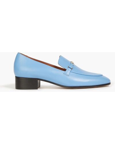 Maje Leather loafers - Blau