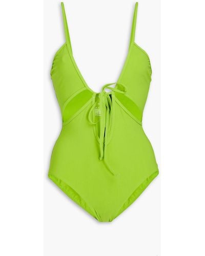 Christopher Esber Cutout Swimsuit - Green
