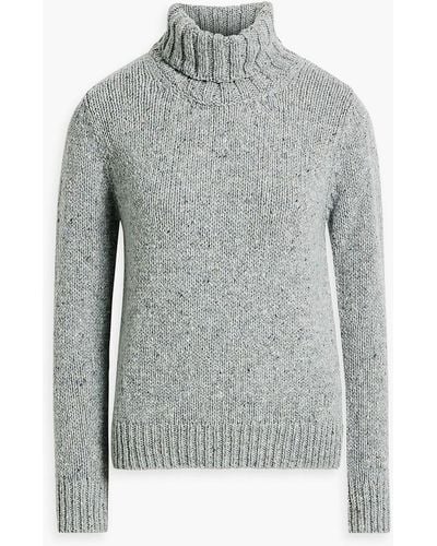 &Daughter Donegal Wool Turtleneck Sweater - Grey