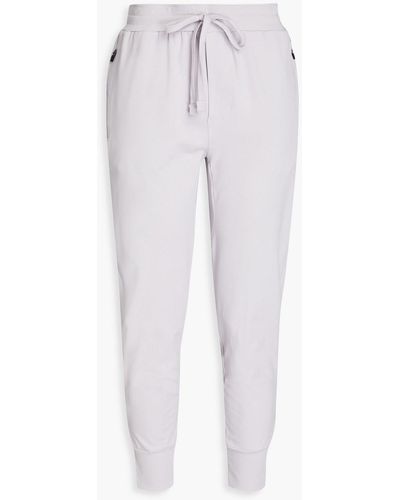 Monrow Stretch-jersey Track Pants - White