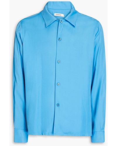 Sandro Twill Shirt - Blue