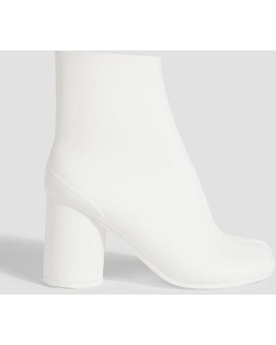 Maison Margiela Tabi Split-toe Pvc Ankle Boots - White