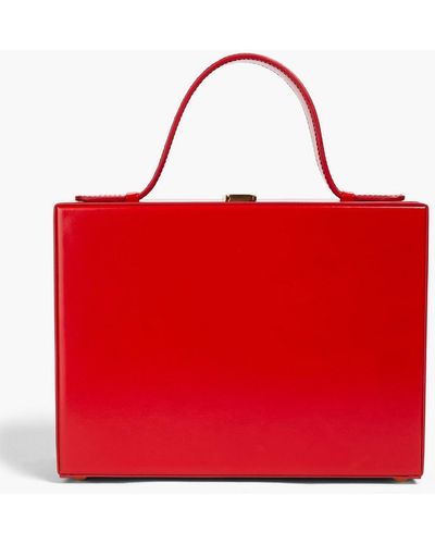 Mark Cross Leather Tote - Red