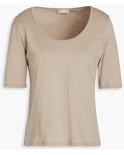LAPOINTE Organic Cotton-jersey Top - Natural