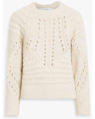IRO Kanna Open-knit Sweater - White