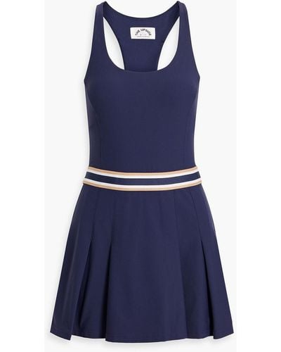 The Upside Courtside Kova Cutout Neoprene Tennis Dress - Blue