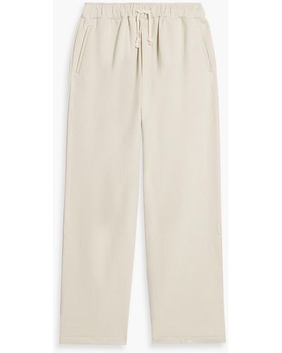 LE17SEPTEMBRE French Cotton-terry Sweatpants - White