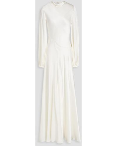 ROKSANDA Silk-satin Crepe Bridal Gown - White