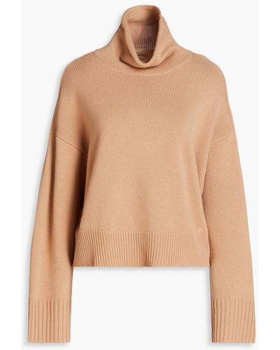 Loulou Studio Stintino Wool And Cashmere-blend Turtleneck Jumper - Natural