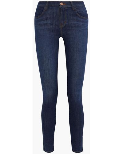 J Brand Maria High-rise Skinny Jeans - Blue