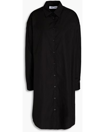 Samsøe & Samsøe Luana Cotton-poplin Shirt Dress - Black
