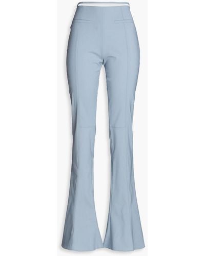 Jacquemus Wool-blend Flared Pants - Blue