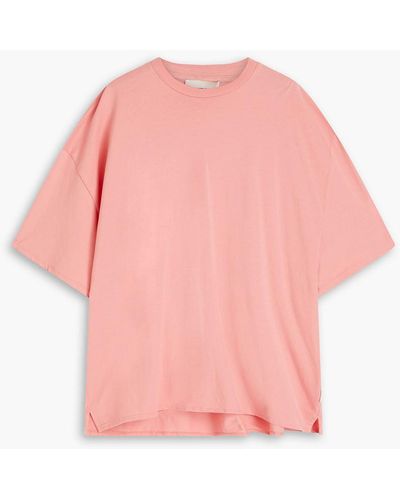 Alexandre Vauthier Oversized Cotton-jersey T-shirt - Pink