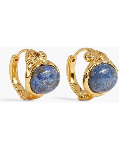 Zimmermann Gold-tone Lapis Lazuli Earrings - Blue