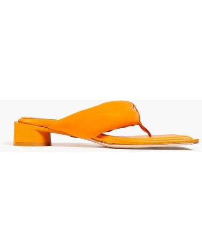 Miista Anais sandalen aus webstoff - Orange