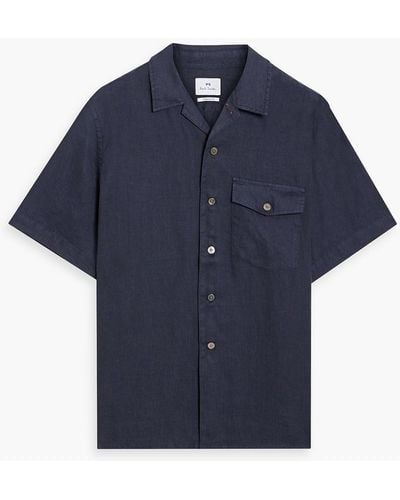 Paul Smith Linen Shirt - Blue