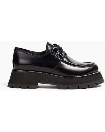 3.1 Phillip Lim Kate Leather Brogues - Black