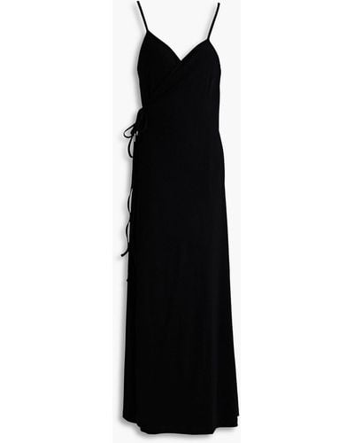 BITE STUDIOS Jersey Maxi Wrap Dress - Black