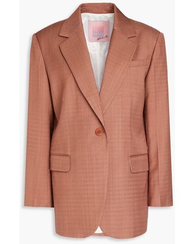 Sandro Harper blazer aus canvas - Pink