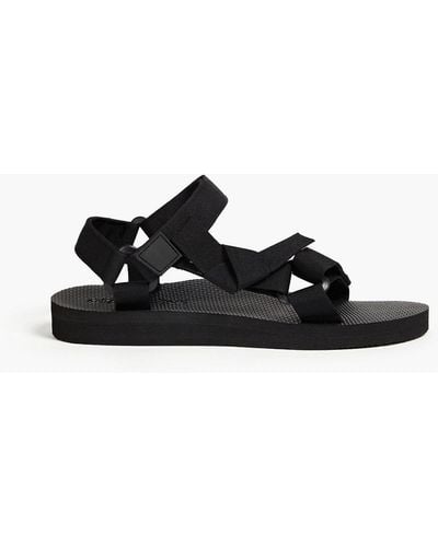 ARIZONA LOVE Trekky Bow-embellished Grosgrain Sandals - Black