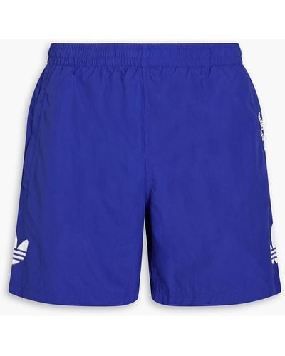 adidas Originals Short-length Printed Swim Shorts - Blue