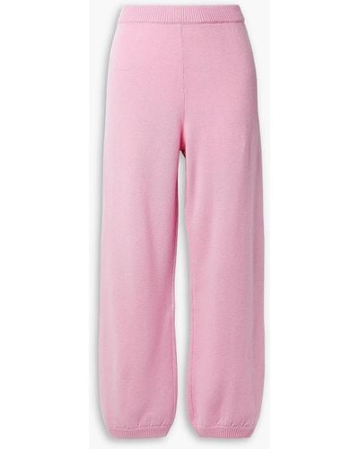 Suzie Kondi Track pants aus kaschmir - Pink