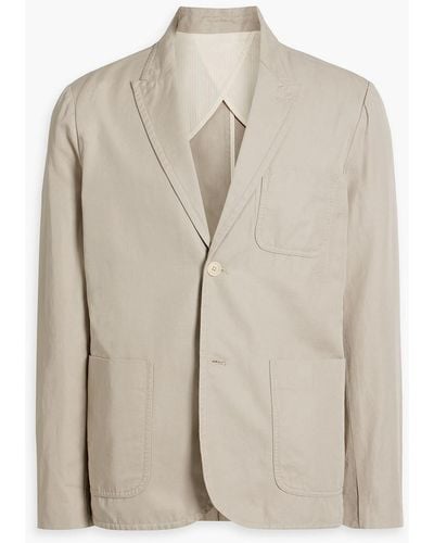 Alex Mill Cotton And Linen-blend Suit Jacket - Natural