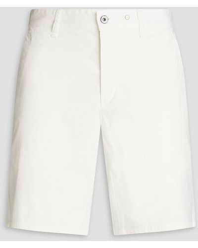 Rag & Bone Perry Cotton-blend Poplin Shorts - White