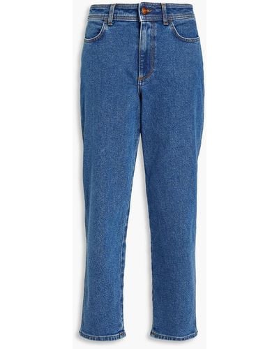 Rodebjer Edie High-rise Tapered Jeans - Blue