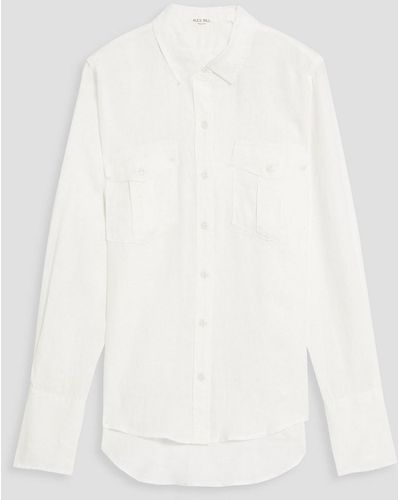 Alex Mill Georgie Linen Shirt - White