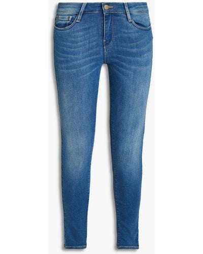 Ba&sh Sanders Low-rise Skinny Jeans - Blue