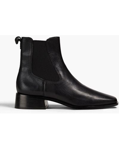 Sam Edelman Thelma Leather Ankle Boots - Black