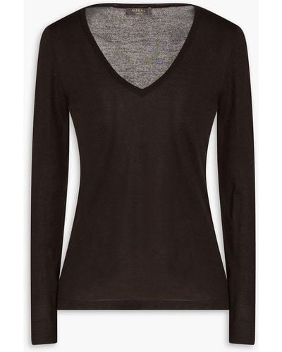 N.Peal Cashmere Cashmere Sweater - Black