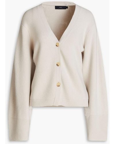 arch4 Hyacinth Ribbed Cashmere Cardigan - Natural
