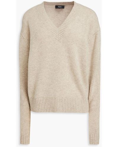 Theory Cashmere Jumper - Natural