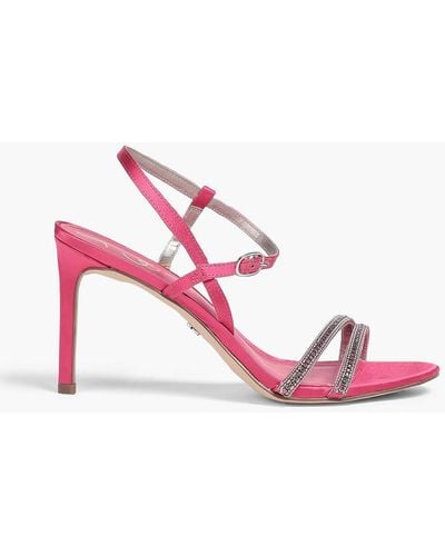 Sam Edelman Daisie Embellished Satin Sandals - Pink