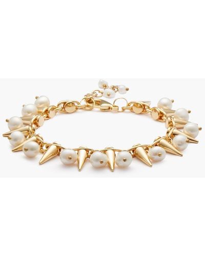 Rosantica Gold-tone Faux Pearl Bracelet - Metallic