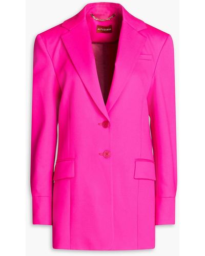 Altuzarra Wool-blend Twill Blazer - Pink
