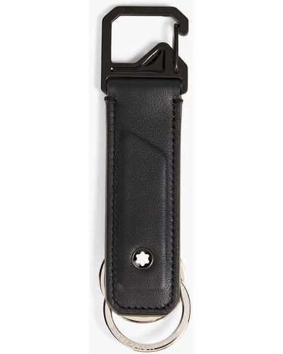 Montblanc Leather Keychain - Black