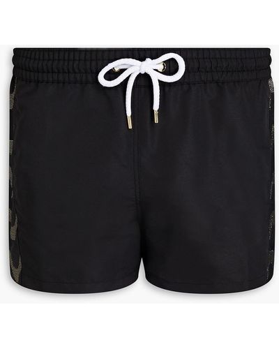 Frescobol Carioca Short-length Swim Shorts - Black